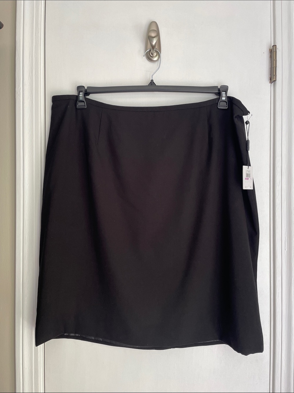 NWT Calvin Klein Black Midi Skirt